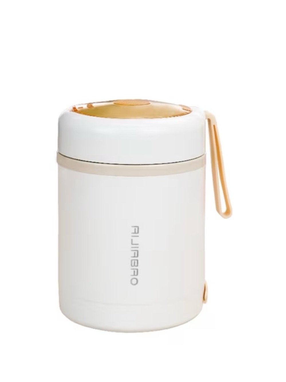 600ML USB Electric Lunch Box Food Warmer Portable Stainless Steel Thermos White
